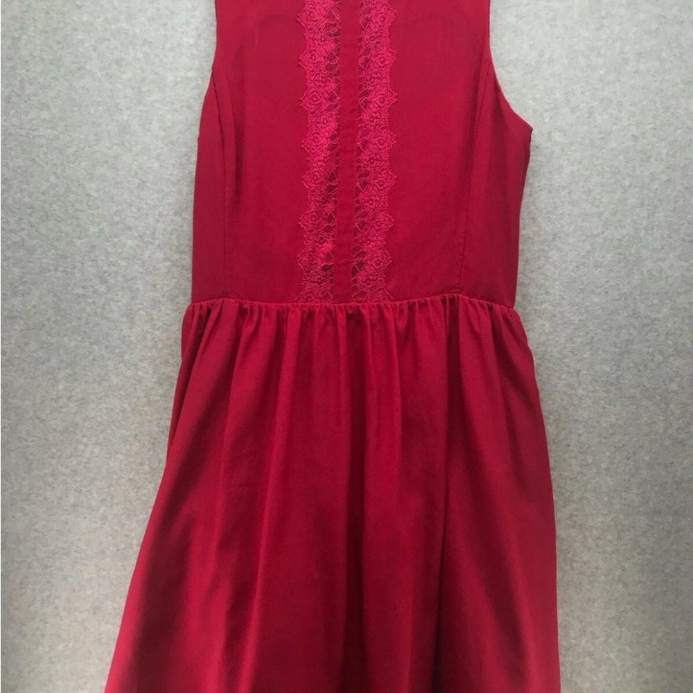 Jessica Simpson Red Lace Kids Dress